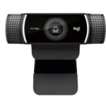 webcam Logitech HD Pro C922 960-001088 vue frontale objectif en verre Full HD