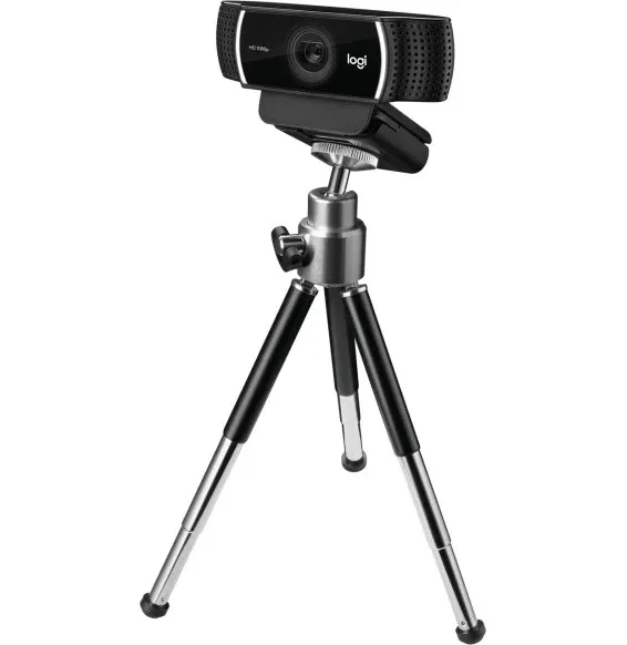 webcam Logitech HD Pro C922 960-001088 installation sur trépied streaming vidéo professionnel