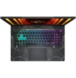 Clavier RGB 4 zones du MSI Cyborg 15 B13WGKG avec écran 144Hz