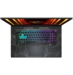 Clavier RGB 4 zones du MSI Cyborg 17 B13WFKG avec écran 144Hz