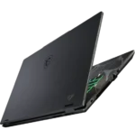 PC portable MSI Cyborg 17 B13WFKG partiellement ouvert vue arrière