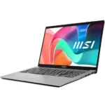 Ordinateur portable MSI Modern 15 F13M vue latérale avec clavier AZERTY