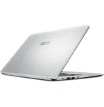 Vue arrière du MSI Modern 15 F13M finition Platinum Gray
