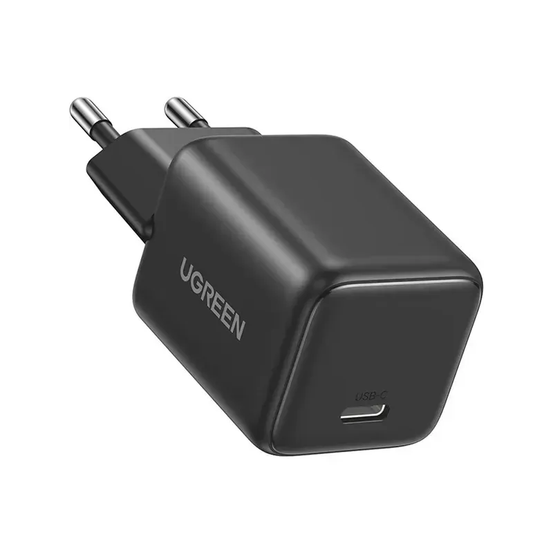 Chargeur UGREEN 55528 X512 USB-C 20W GaN Gris (1) Chargeur UGREEN 55528 X512 USB-C 20 W GaN gris compact