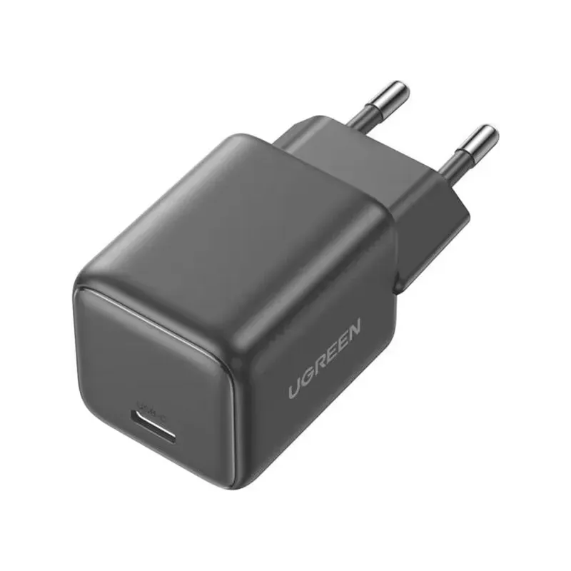 Chargeur UGREEN 55531 X513 USB-C 30 W GaN gris (1) Chargeur UGREEN 55531 X513 USB-C 30 W GaN gris compact