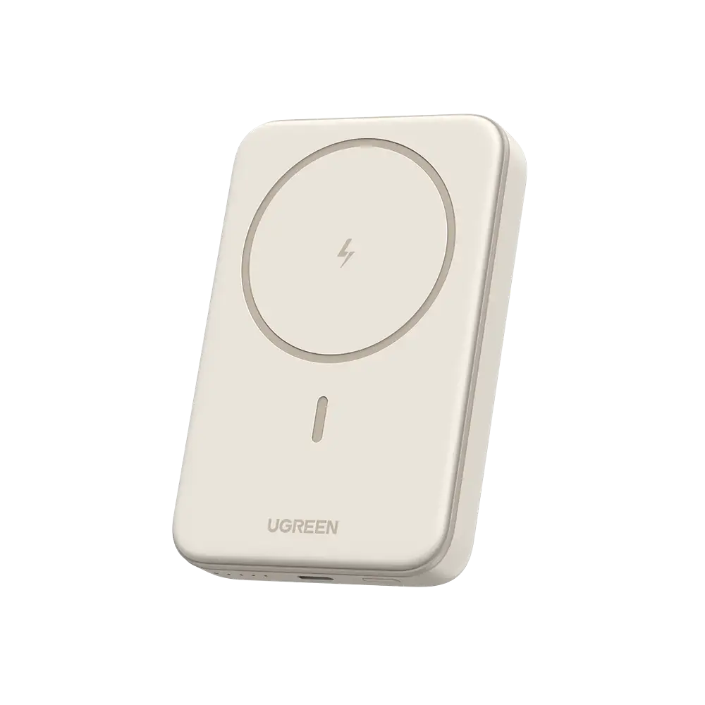Power bank UGREEN 25208 magnétique 10000 mAh 20W beige (1) Power bank UGREEN 25208 magnétique 10000 mAh 20W beige