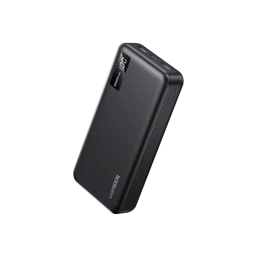 Power bank UGREEN 25683 20000 mAh 22.5W noir (1) Power bank UGREEN 25683 20000 mAh 22.5W noir avec écran digital